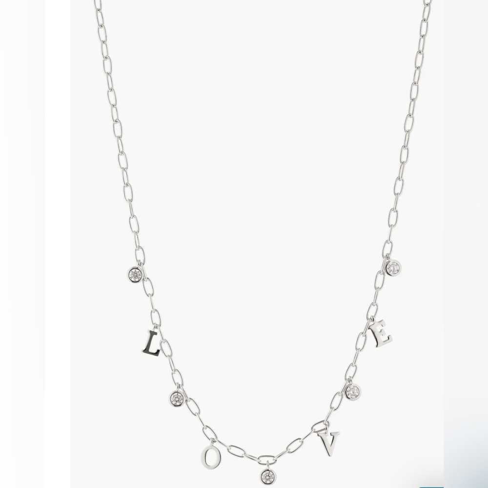 Nadri Love Shaky Station Necklace